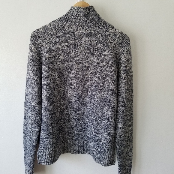 Madewell Cotton Blend Rib Knit Turtleneck Sweater Size M - Picture 7 of 10